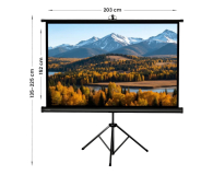 Kiano Screen Tripod 100 FG 4:3 - 1607599 - zdjęcie 2